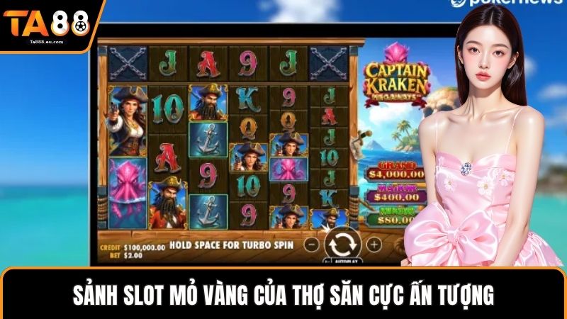 Sảnh slot mỏ vàng của thợ săn cực ấn tượng