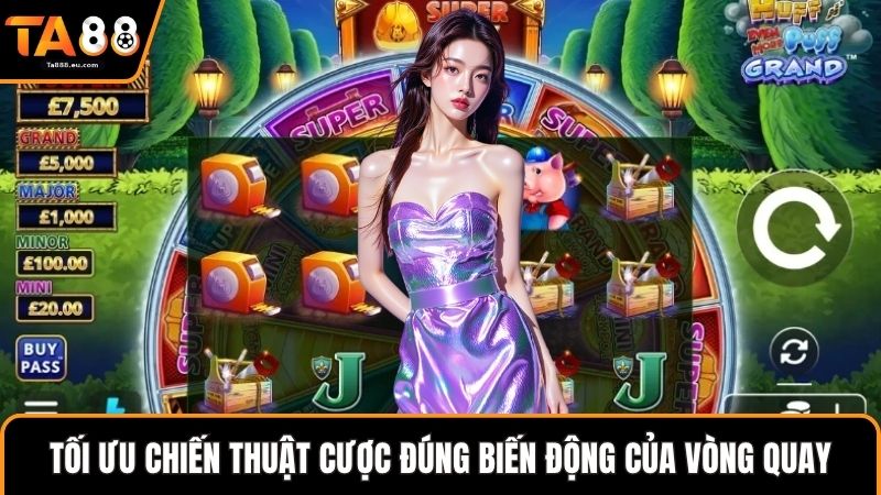 Tối ưu chiến thuật cược đúng biến động của vòng quay